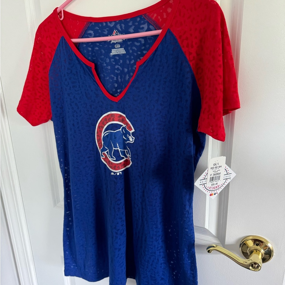 Chicago Cubs leopard print shirt - Picture 2 of 3